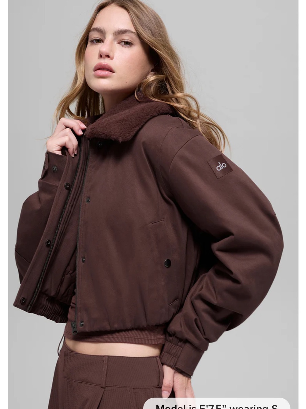 ALO Yoga Navigator Jacket in Brownstone